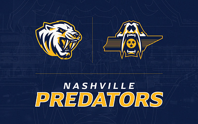 Nashville Predators | NHL Concept Only bold brand identity branding dynamic hockey illustration logo logo design logo system mascot logo modern nhl predators saber toothed tiger sports sports branding sports logo tennessee tiger uniforms
