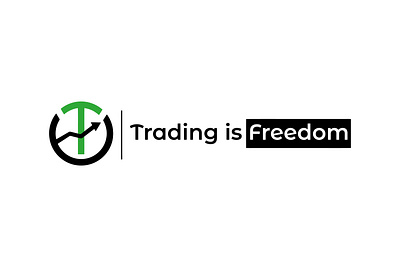 Trading is freedom Company Logo brand consistency