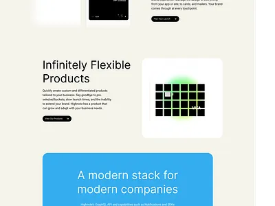 Modern Card Website Landing Page UI Design debit card figma landing page modern card ui ux website design