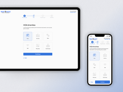 Intuitive Property Onboarding UI froms interactive onboard minimal rental responsive smartonboarding