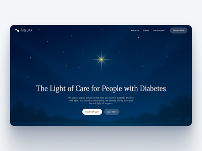 Healtech Platform for People Living with Diabetes — Mellira b2c diabetes app digital healthcare health health monitoring healthcare healthtech illustration medical medtech non profit design patient support social impact storytelling design ui ux warm visuals web webdesign wellness platform
