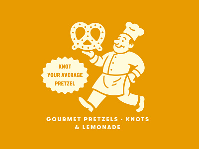 Pretzel Shop Mascot badge bakery branding cafe character illustration knots lockup logo mascot modern pretzel restaurant store typography vintage