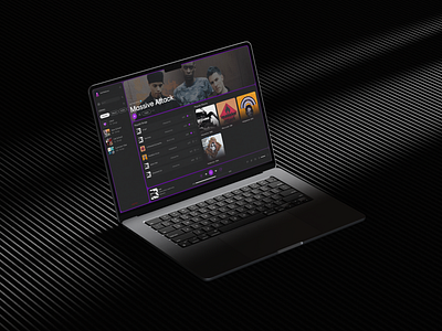 Music Player Concept for Desktop/Mobile design desktop design mobile design ui ux