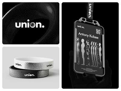 Union Entertainment Branding branding clean dither graphic design logo music universe