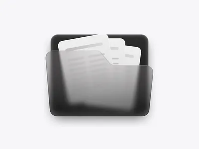 Folder Illustration on Figma 3d icon figma icon illustration