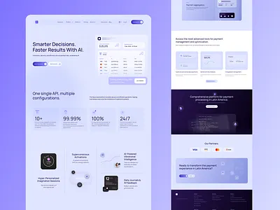 AI landing page UI design 3d animation branding figma framer graphic design landing page logo motion graphics ui ux web design