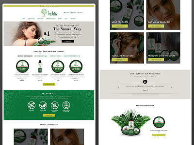 TreeActiv - Homepage Design homepage design ui web design