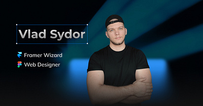 Vlad Sydor - My Framer Portfolio Website adobe photoshop app branding design figma framer graphic design photoshop ui uiux web design