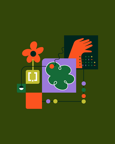 Digital Technology Spot Illustrations + Motion ai cloud coding computer data digital growth hands ill illustration machinelearning motion graphics pattern spotillustration technology