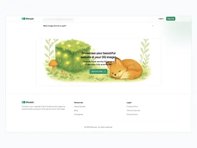 Footer Section 🌿 cta design footer header landing landing page minimal saas ui web design