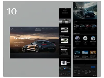 Car website design