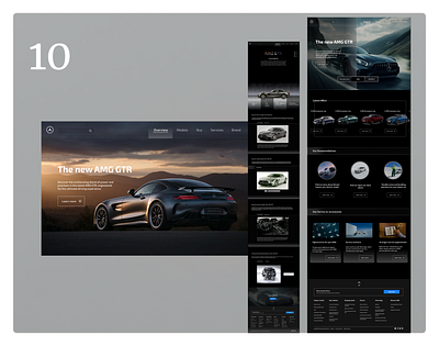 Car website design