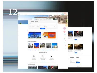 Travel website redesign - Agoda