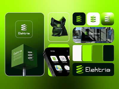 Elekria | Brand Identity Design branding graphic design illustration logo typography