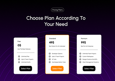 Daily UI 030 - Pricing Plans app cards daily 100 challenge daily ui daily ui 30 design desktop figma payment pricing pricing plans ui ux web