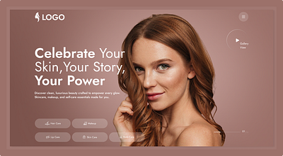 Beauty Website Landing Page beauty beauty product beauty products branding design ecommerce ecommerce website figma graphic design landing page photoshop redesignwebsite ui uiux ux website