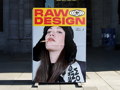 Raw Street Visual Identity Poster brand communication city context direct message editorial layout expressive layout fashion branding fashion poster image integration modern branding photo layout poster identity printed campaign street branding street visuals typographic power typography urban identity visual attitude visual identity youth culture