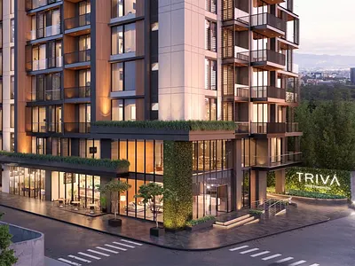 Triva Apartamentos Logo after effects animation logo motion motion graphics real state transition