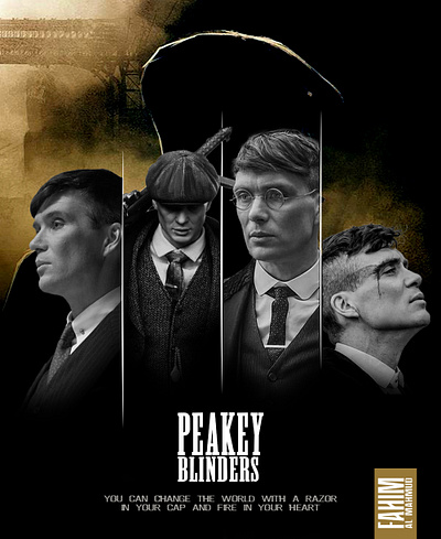 Peaky Blinders! peaky blinders poster design tommy shelby