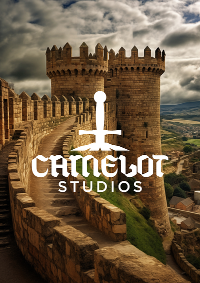 Camelot Studios Logo 2 branding design flat illustration illustrator logo minimal photoshop ui vector