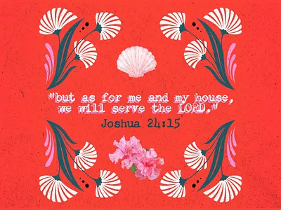 PCM Design Challenge | Joshua 24:15 art artwork church design design challenge graphic design pcmchallenge prochurchmedia social media typography