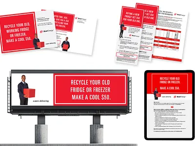 Excel Energy Campaign billboard branding campaign energy