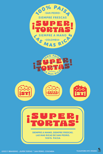 ¡Super Tortas! - Logo design branding graphic design logo