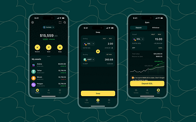 Crypto Wallet Design animation branding crypto design illustration ui ux wallet