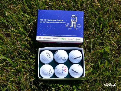 Dinner & Drives Promotional Golf Ball Kit astronaut golf golf balls illustration outer space planet space summer vector vector art