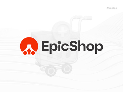 EpicShop eCommerce Logo Design | Online Shop Logo | Shop Logo app logo branding business logo creative logo custom logo ecommerce app ecommerce logo ecommerce shop flat logo icon logo logo design logos mark minimal logo online shop logo shop logo shopping logo symbol tecclips agency