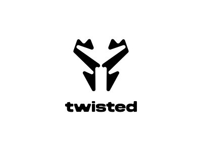 Twisted brand identity branding branding design icon logo logo design logo designer logo mark logo type logobook logofolio logomark logos logotype mark vector visual identity y2k logo
