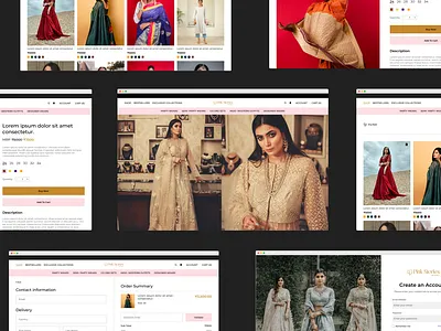 Pink Stories: A Seamless Journey from Scroll to Style design mockups ui ux website