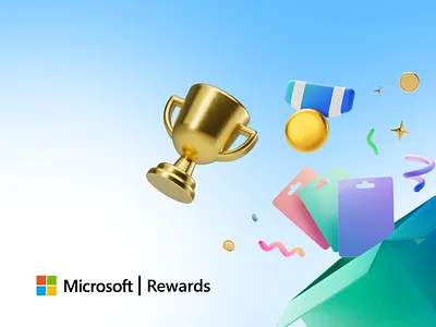 Microsoft Rewards branding design graphic design illustration logo productdesign typography ui ux webdesign website