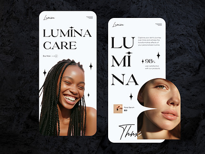 Soft & Elegant Skincare App & Branding app branding design interface logo luxury mobile mobile app soft ui uiux ux