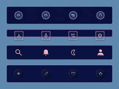 Neon, Liquid Glass, Clay & Soft Skew UI Icon Pack claymorphic icons claymorphism dark theme icons futuristic icons glass icons hybrid icons icons icons for app icons for dashboard liquid glass icons modern icons multiple icons styles neon glass icons neon icons sharp icons skew icons skewmorphism icons sleek icons soft icons