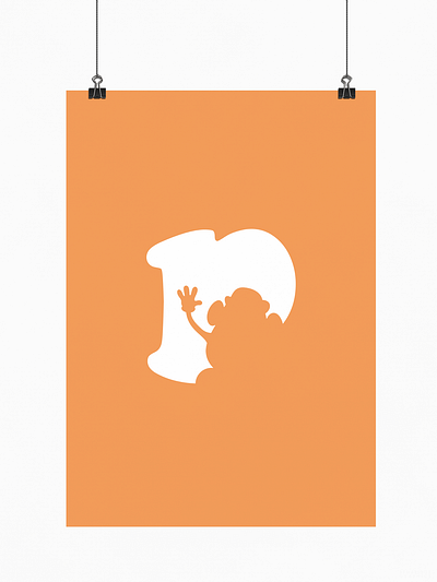 Mr. Potato Head | Typographical Poster film graphics illustration minimal movie negative space poster simple text typography