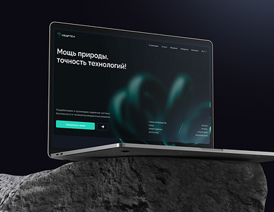 Сайт-визитка для производства систем безопасности branding graphic design ui
