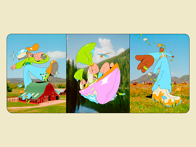 The Great Outdoors branding character color colors design illustration texture