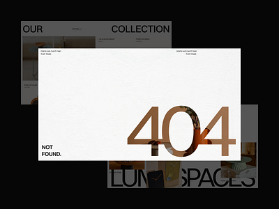 LUME SPACES - 404 Not Found decor ecommerce ecommerce web ecommerce website furniture furniture website home interior design luxury modern shop ui ui design web website