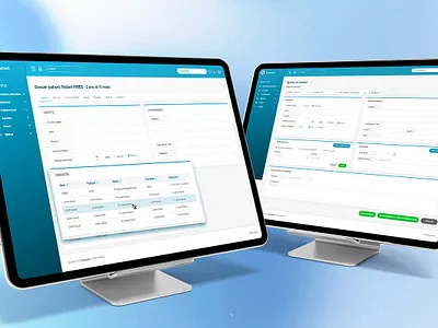 Unified Health Dashboard for Patient Care clean ui dashboard data visualization graphic design healthcare healthtec medical product design saas ui ui design user interface ux ux design