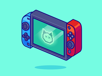 Nintendo Switch 🕹️🎮 branding console controller cute doodle esports flat gadget game gaming icon illustration logo nintendo nintendo switch pixel retro technology
