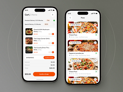 Delivery Food App android cart coffee shop design food and drink food app ui food delivery food delivery app food delivery service food order ios app mobile mobile app order payment pizza uiux