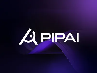 PIPAI – Futuristic Monogram Logo for AI Startup a logo ai branding ai logo artificial intelligence branding crypto logo fintech logo futuristic logo letter a logo letter p logo lettermark logo logo logo design logo designer p logo saas logo saas startup startup identity tech startup web3 logo