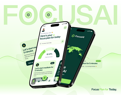 FocusAI – AI-Powered Habit Tracker Mobile App ai app ai chatbot ai powered app ai powered app design ai reminder app design case study design habit tracker app design health app ui health chatbot mobile app design mobile app ui ux mood tracker app design self care app design ui ui design uiuxdesign ux for health wellness ui