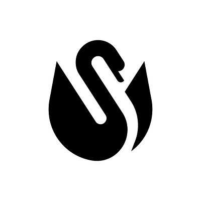Swan#4 branding flat illustration logo mark minimal swan vector vietnam