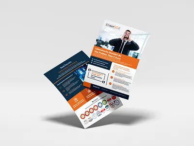 Cybersecurity Business Flyer Design network security