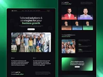 Marketing Agency Website Design | About Us Page about us page agency agency website clean web design design digital agency landing focotik hero section design home page homepage design marketing agency website marketing website professional website responsive web design service site services ui ui design ui ux design website ui