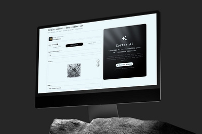 Create Drop ai blockchain clean ui create drop drop manexus product designer ui uix design web development white ui