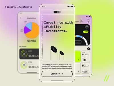 Investment Mobile iOS App Design app app design concept app design template dashboard dashboard design design finance finance app fintech investment investment app mobile mobile app mobile ui modern design online ui ux