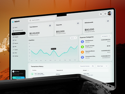NEXFI - Dashboard Design | Orbix Studio admin dashboard ui admin panel billing budget tracking crm crypto cryptocurrency dashboard dashboard ui dashboard ui design design finance fintech graph orbix studio platform saas transaction ui web design